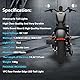NATGIC 1 STÜCKE Motorrad Bremslicht Motorrad Rücklicht Hinterer Kotflügel Bremslicht Umrüstung Zubehör für H*arley Spor*tster XL 883N 1200N XL1200V XL1200X - Rauchlinse