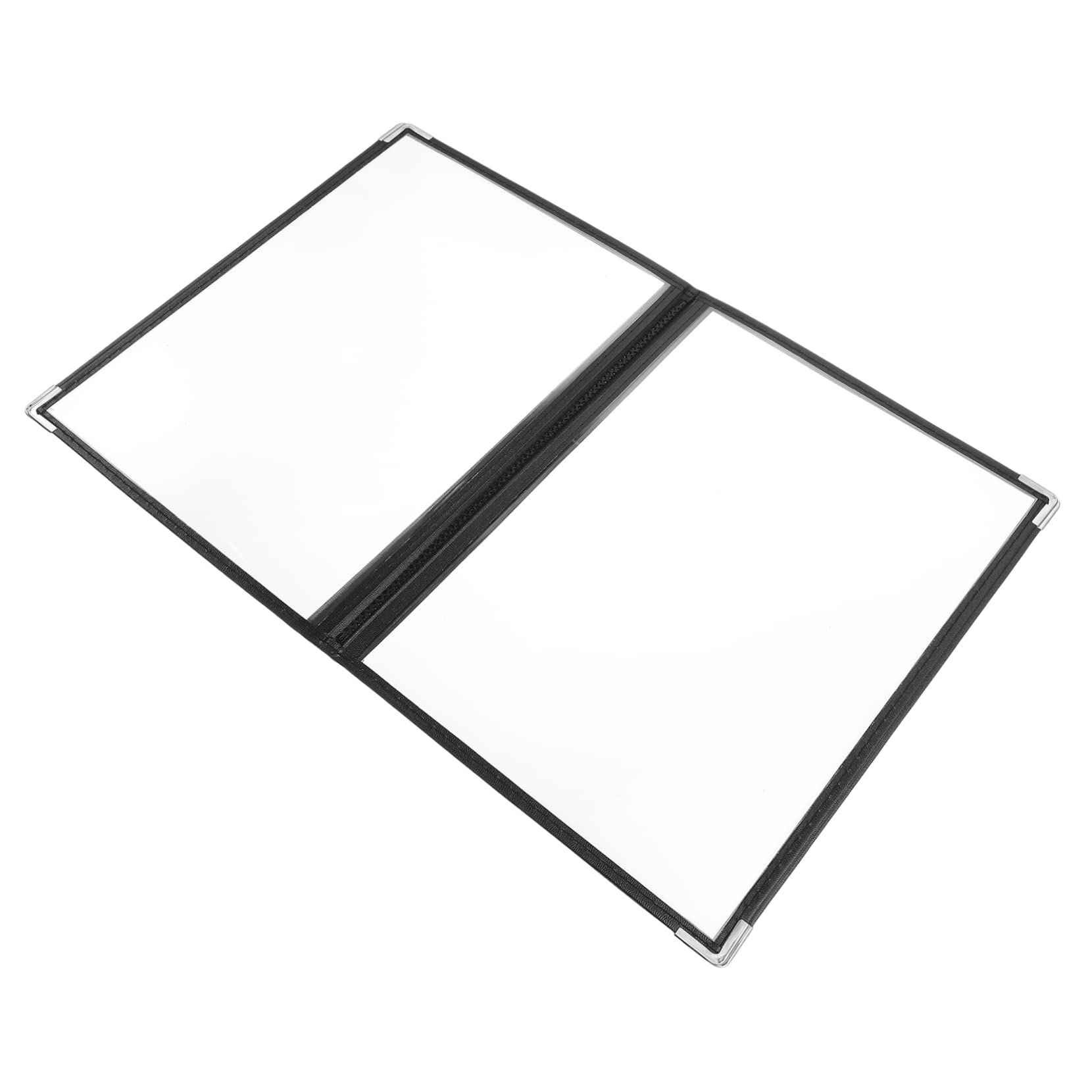 PRETYZOOM 1pc Recipe Folder A4 Restaurant Menu Organizer Clear Menu Folder Menu Folder 4 Page Binder Menu Book Folder Menu Folders Menu Holder Sleeve Personal Planner Folder Transparent