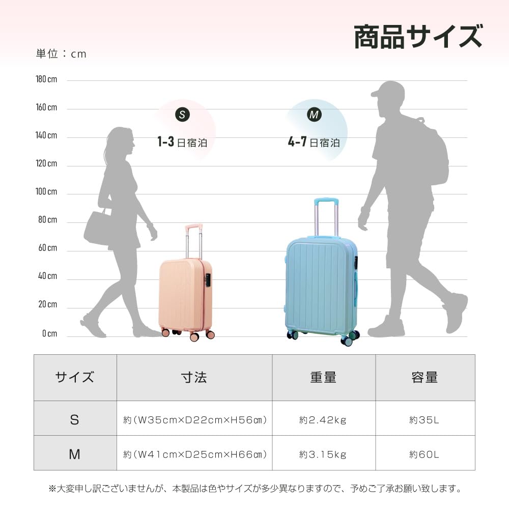 Amazon | [天通ライト] スーツケース キャリーケース コロコロバック