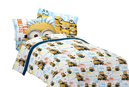 Universal MB440C Minions Testing 1234 Microfiber Sheet Set, Full