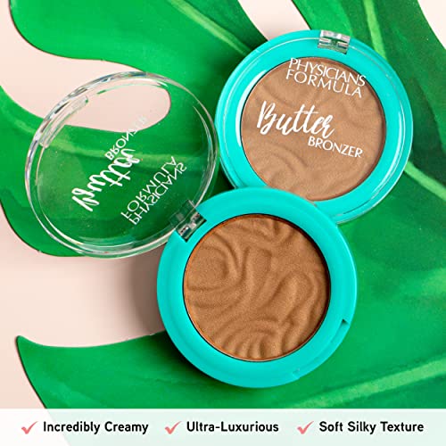 Physicians Formula Mini Murumuru Butter Bronzer Cream Shimmer Face Makeup, Bronzer, Dermatologist Tested, Clean Beauty, Vegan, Cruelty Free #TOP3