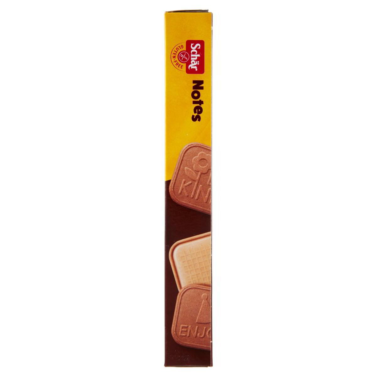 Italian Gourmet SCHÄR Italian Gourmet Notes Biscotti ripieni Kekse | Senza glutine, cremige Füllung mit Milchschokolade, snack dolce für Pausen, Gesamtnettogewicht 972 g + Kostenlos Polpa 400g