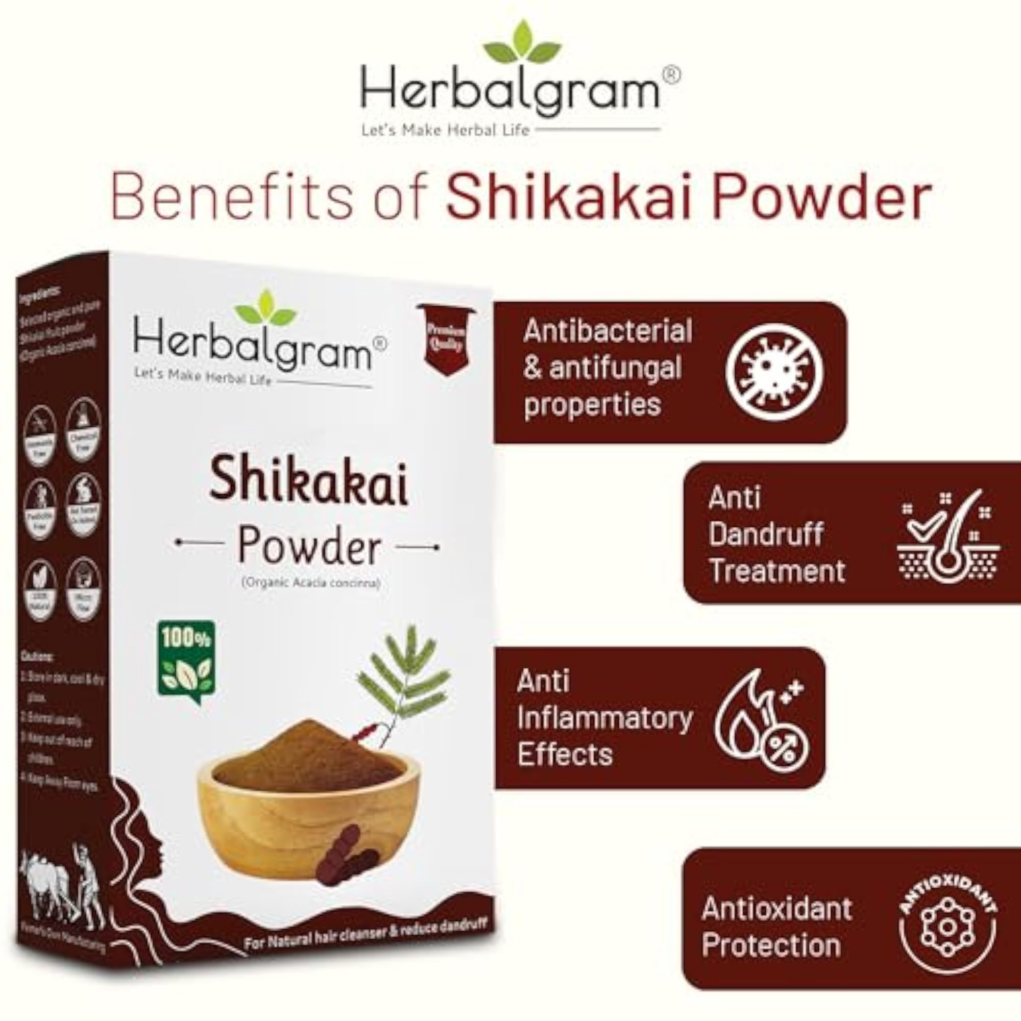Herbalgram Hair Powder Combo with Amla & Reetha