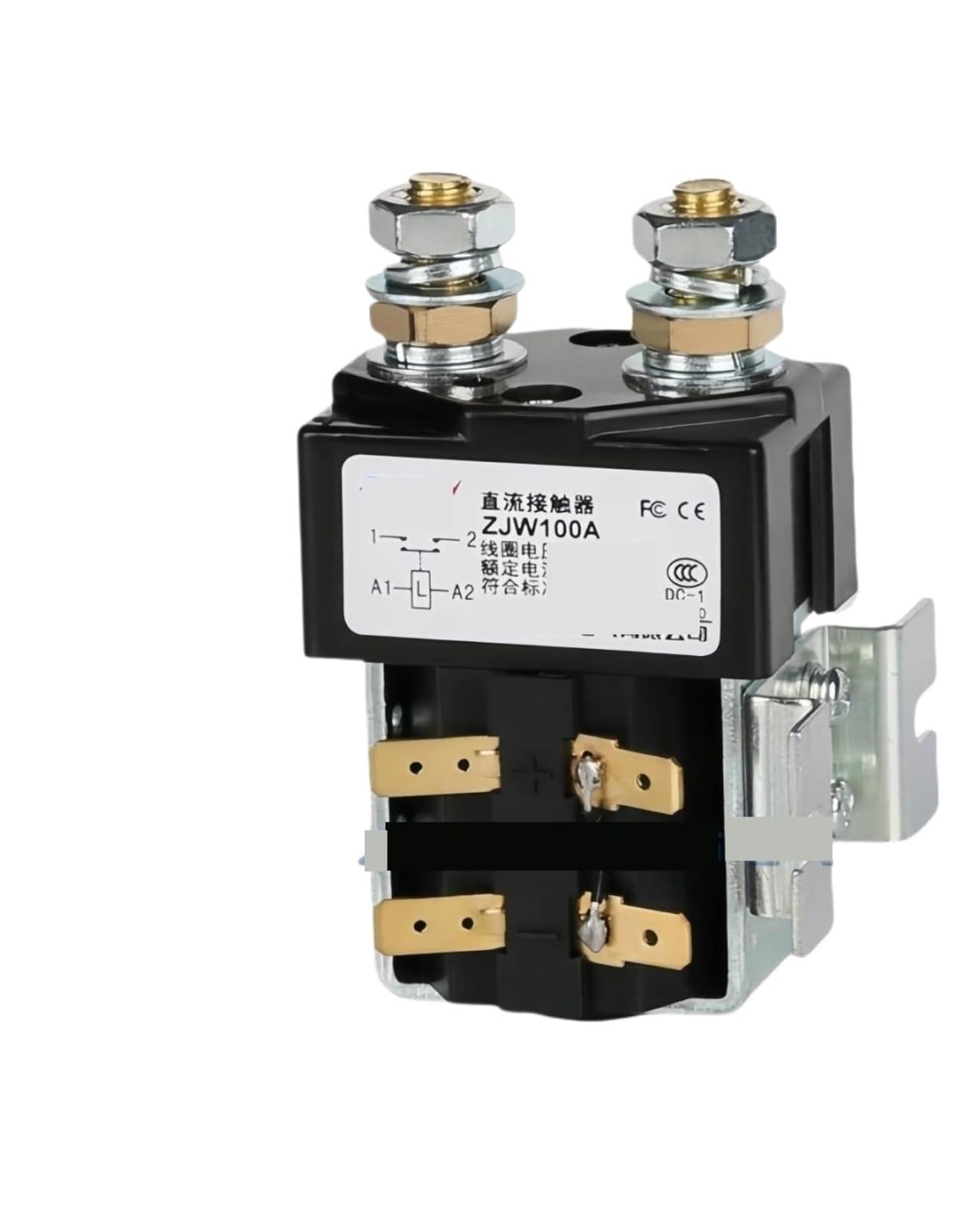 DOMOJT ZJW100A DC contactor relay 12V 24V 36V 48V 60V 72V(36V)