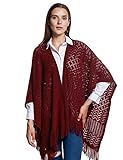 Produkt Zweck:Man kann diesen stylischen Stola Cape, Poncho oder Stola tragen und er haelt Sie immer zuverlaessig warm