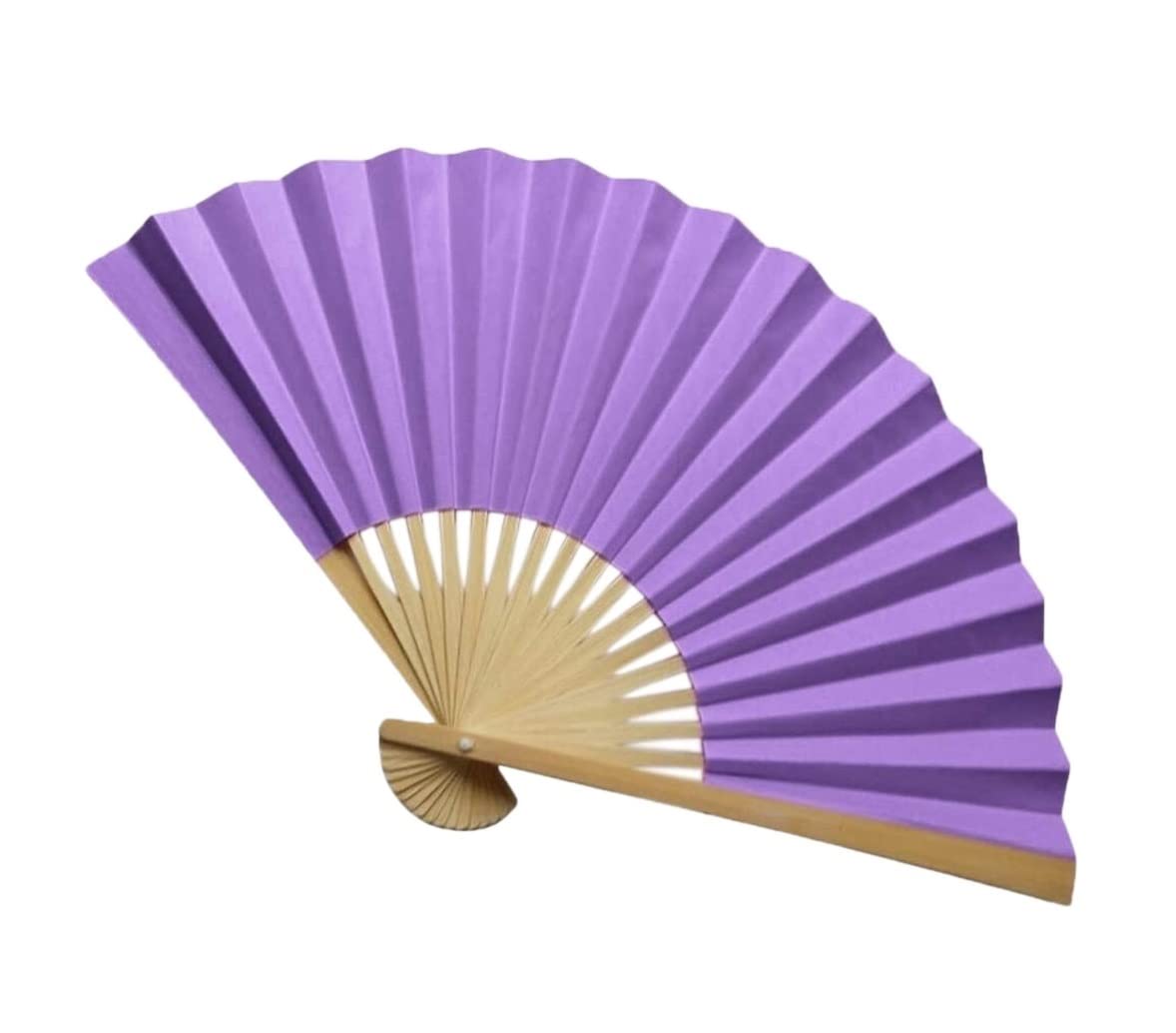 Display Fans Traditional Chinese Fans Hand Held Paper Bamboo Folding Handheld Folded Fan Hand Held(A)