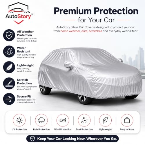 Image of AutoStory Premium Waterproof Elevate Car Body Cover