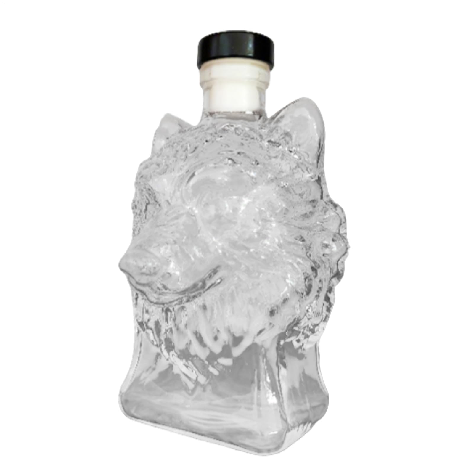 Carafe à whisky loup 350ml avec bec verseur pour spiritueux