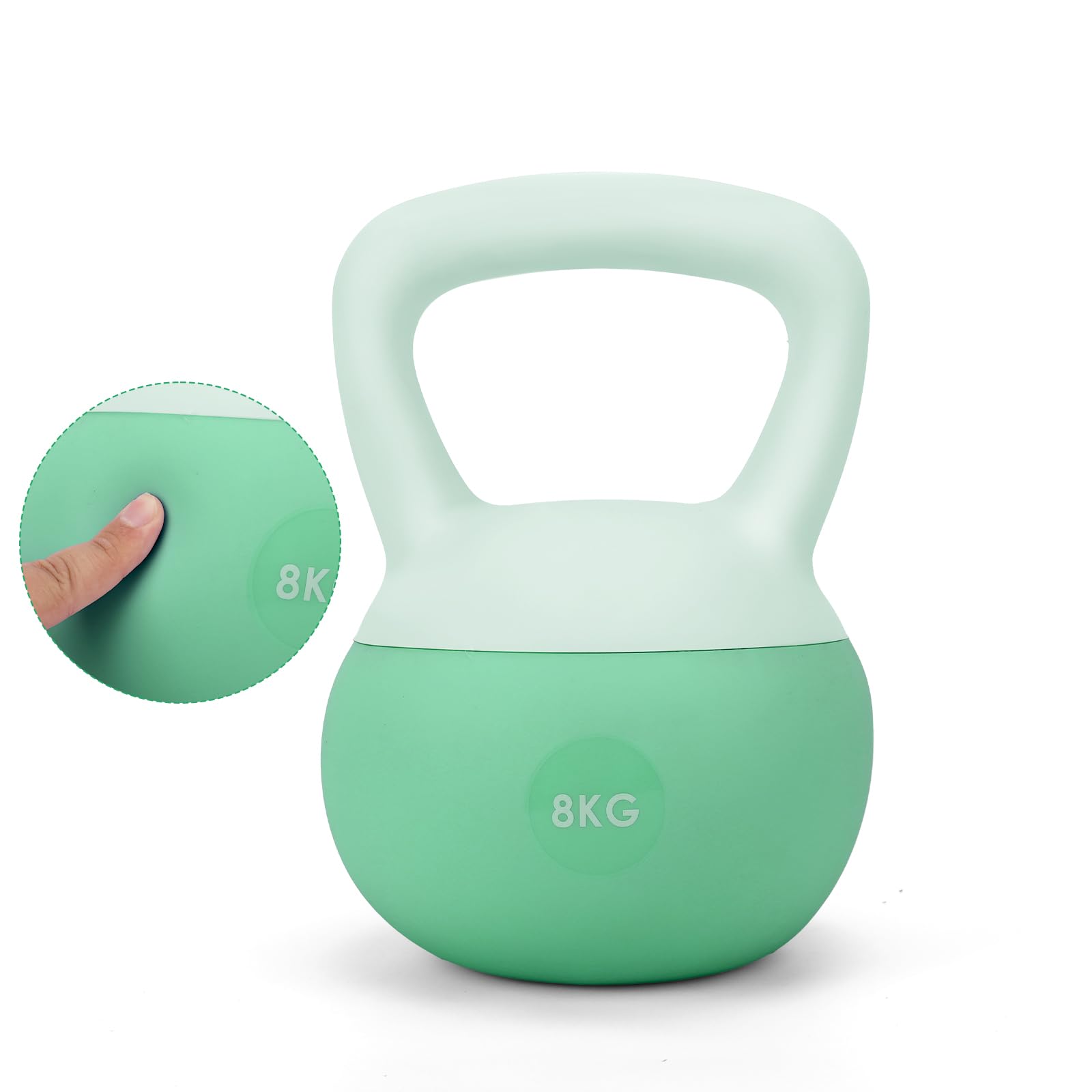Weiche Kettlebell 4 kg / 6 kg / 8 kg – Soft Kettlebell für Krafttraining, Fitness & Home Workout – Schonend, Sicher & Geräuscharm
