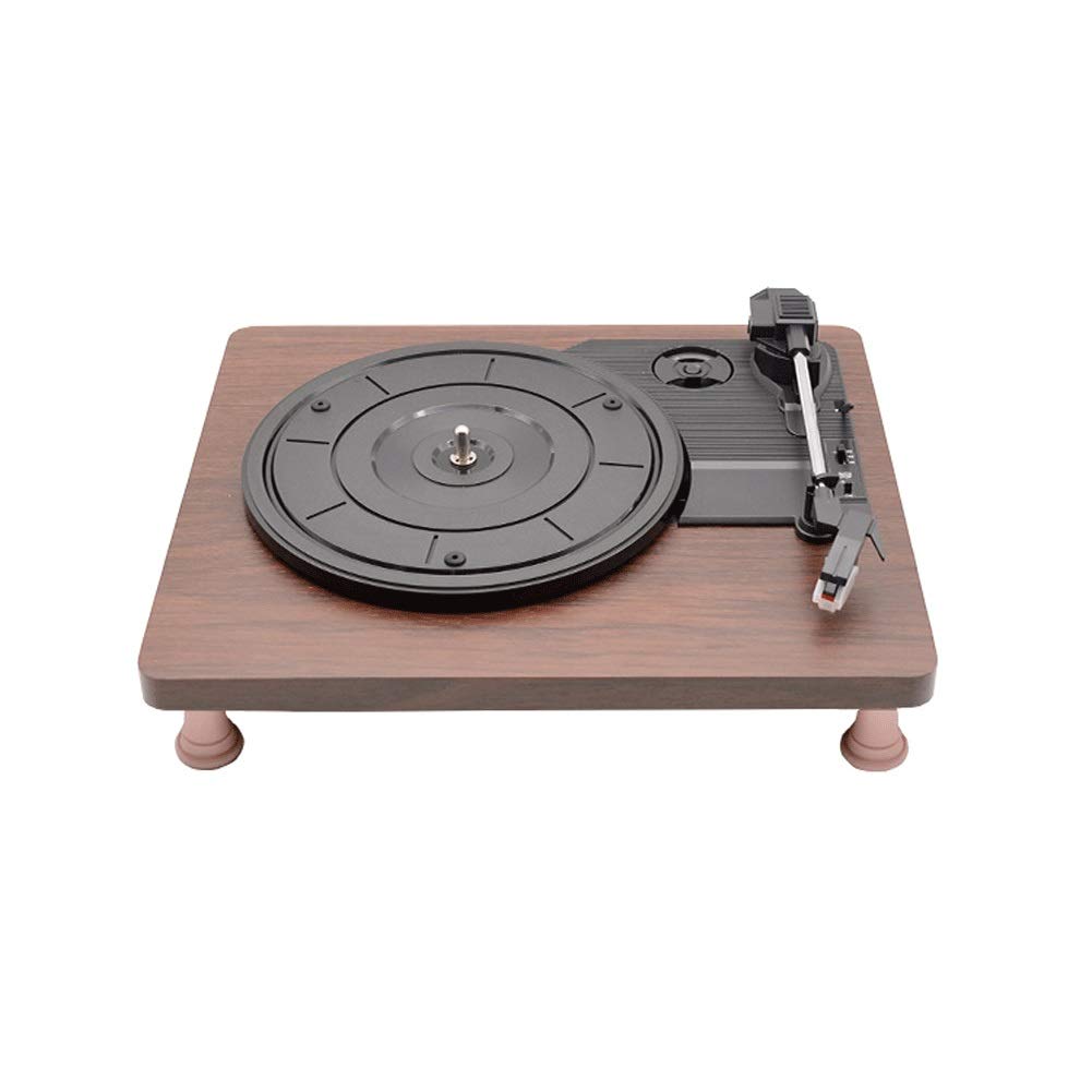 Giradischi in bambù con registrazione USB per conversione da vinile a digitale, artigianato sostenibile