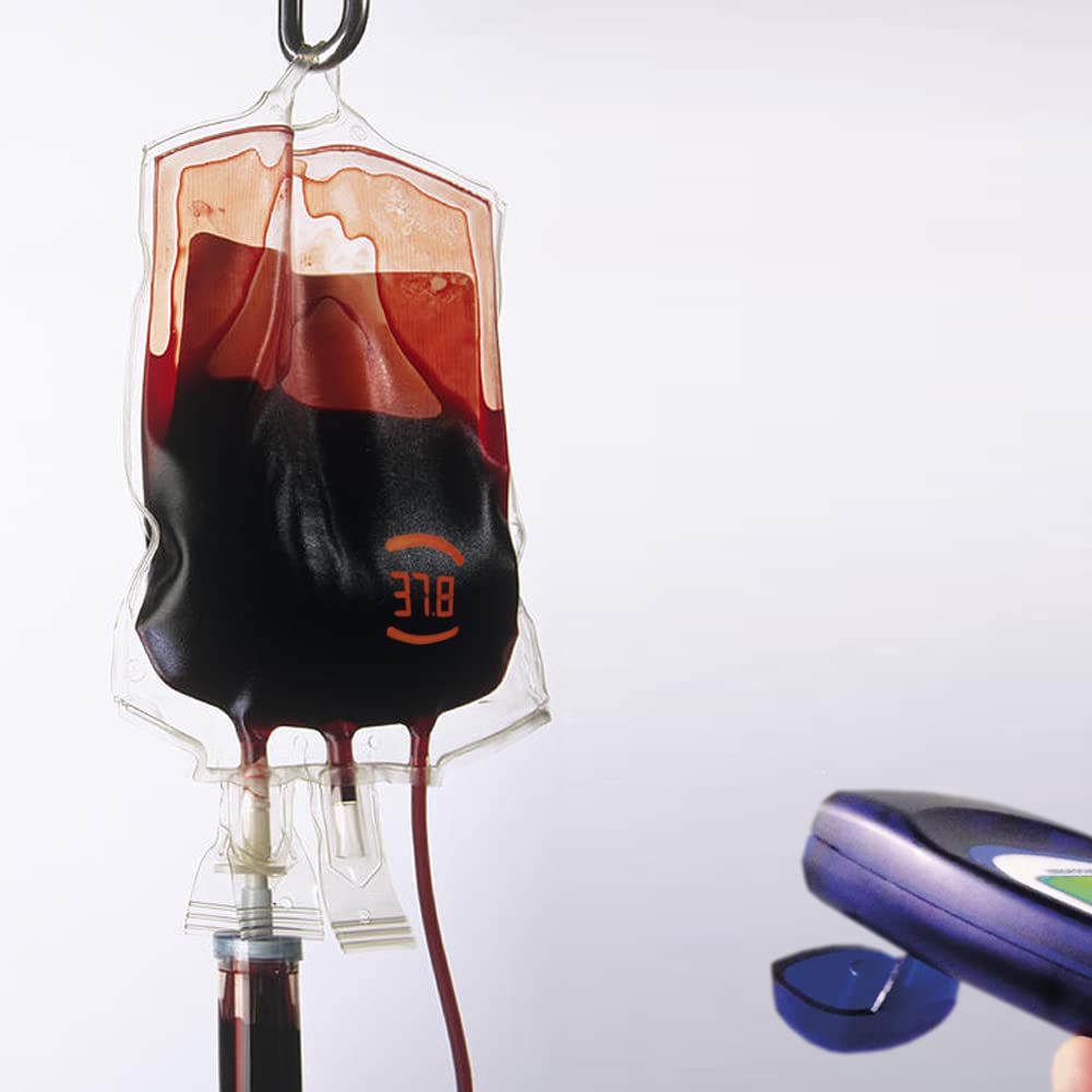 TECNIMED - Visiofocus PRO 06480 - Modello Professionale - Termometro medicale ad infrarosso senza contatto con proiezione della temperatura sulla fronte - Include astuccio protettivo - Made in Italy