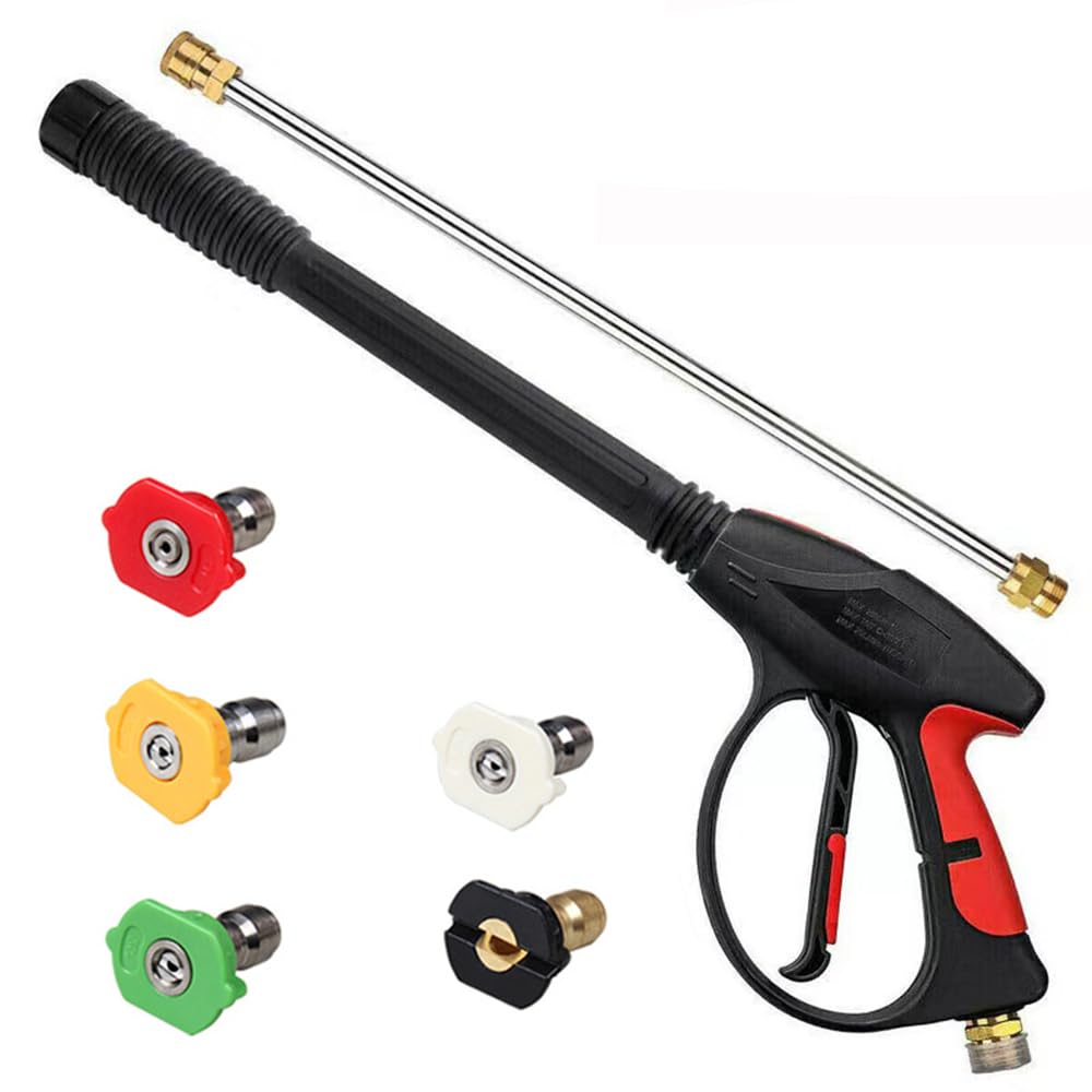 Zestaw maszyn do czyszczenia wysokociśnieniowego 4000PSI M22-14 myjka rdzeniowa zaworu z 1 4 szybkozłączkami 5 uniwersalnymi dyszami przedłużającymi do ogrodu samochodowego i patio