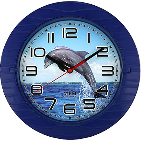 MPM Quality, wall clock, Dolphin, ∅ 218 x 43 mm Cover