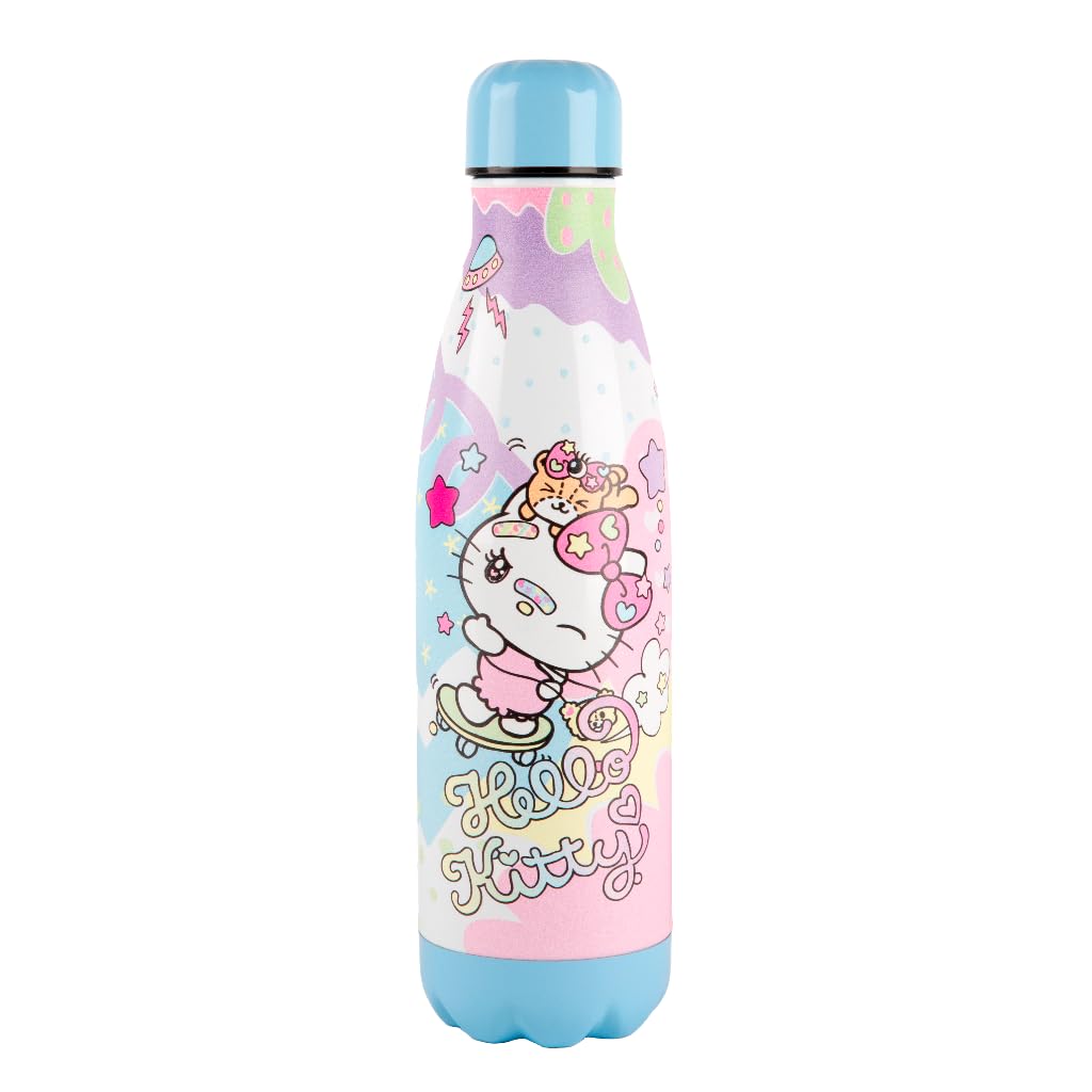 Gourde Thermos Mince Motif Ruban HELLO KITTY - Taille M, 9.1 (volume), Neuf Dans Son Emballage
