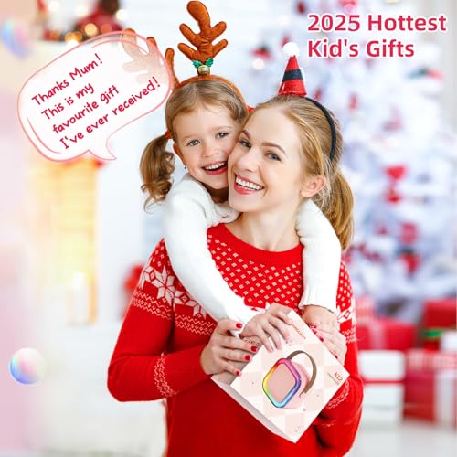 image for Kinglucky Mini Karaoke Machine for Kids, 2025 TOP Pink Toys Birthday G