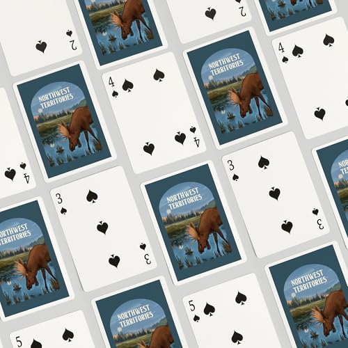 Baraja de póker Lantern Press Northwest Territories, 52 cartas miniatura 4