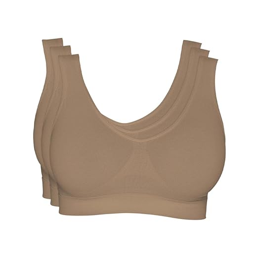 Kit 3 Tops Alças Largas HanesFeminino