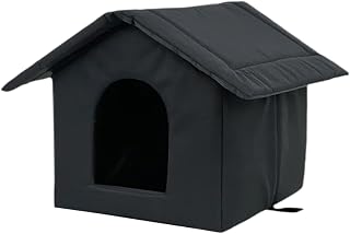 Outdoor Cat Shelter | Weatherproof Outside Cat House,Pet Accessories for Animals Balconies Garden Backyard Summer Indoor Farm Courtyards Living Room Bedroom Patio