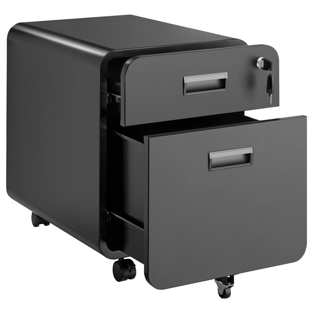 Speaka Professional Rollcontainer SP-MFC-001 Schwarz (matt) (B x H x T) 39.4 x 50 x 49.7 mm 1 St. SP-13497416