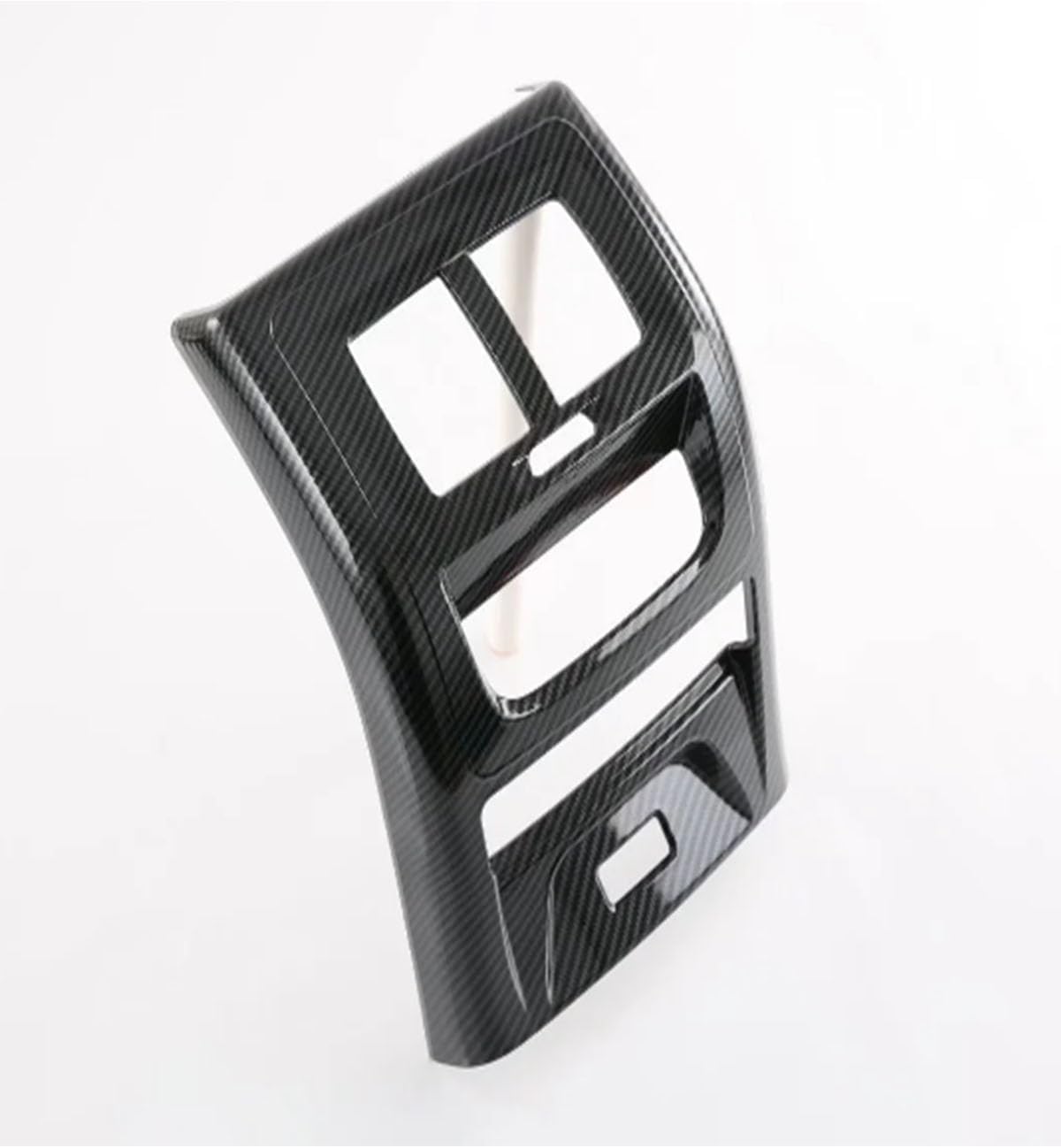 Car Rear Air Conditioning Air Outlet Decorative Frame Carbon Fiber Material Black For X3 2022-2023 (Carbon Fiber)