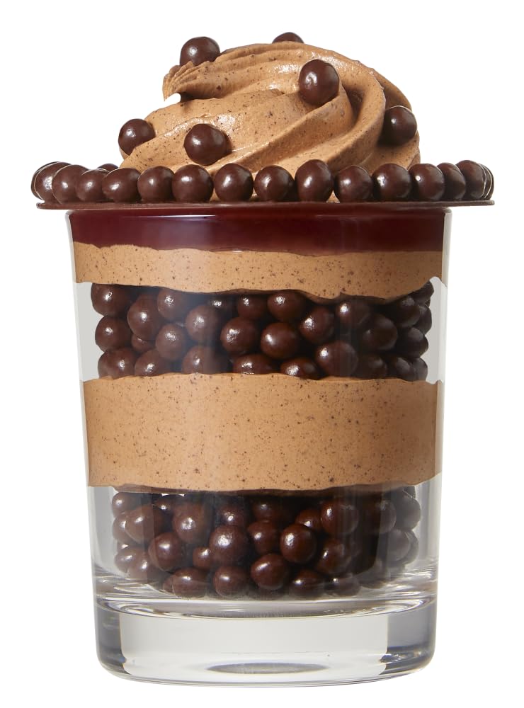 Callebaut Parkers Foodservice – Sachet de 800 g de perles croustillantes au chocolat noir pour desserts, crème glacée, pâtisseries et pâtisseries
