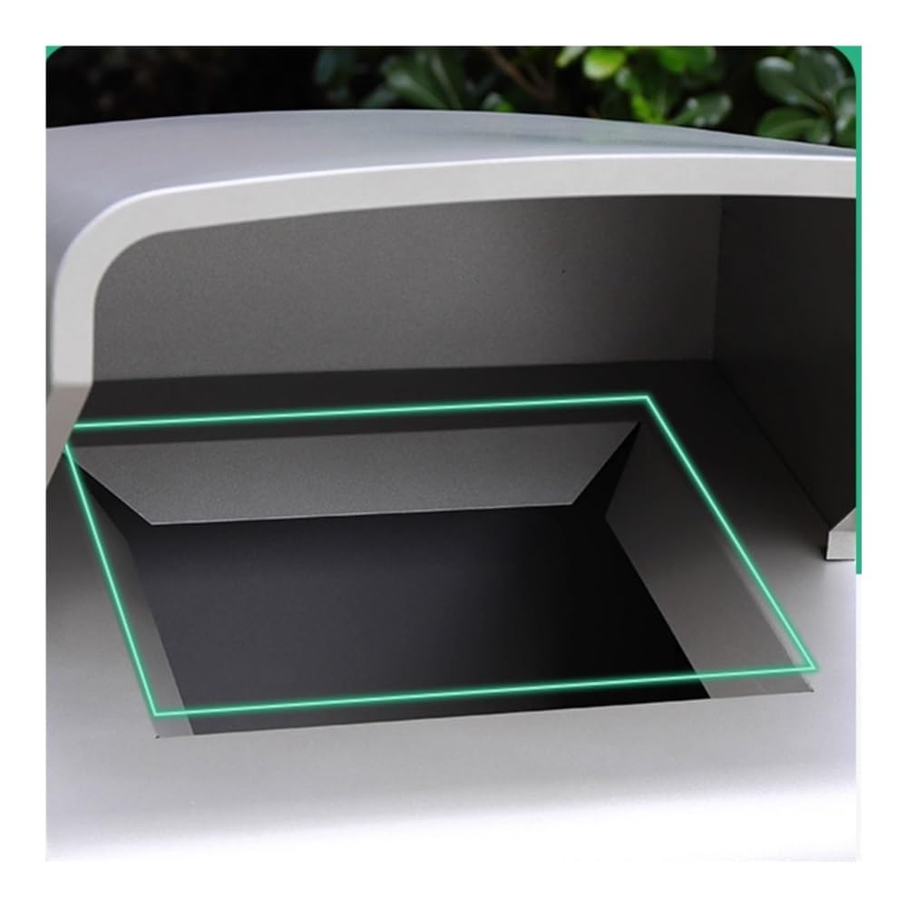 Outdoor Trash Can, Outdoor Commercial Trash Can Street Public Places Double Box Metal Rubbish Bin