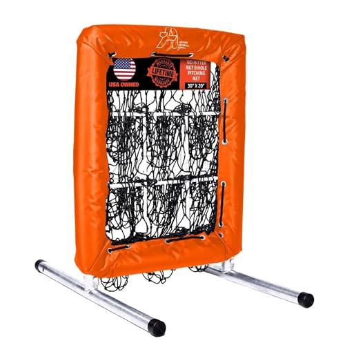 Anytime Baseball Pitching Net with Strike Zone | The No