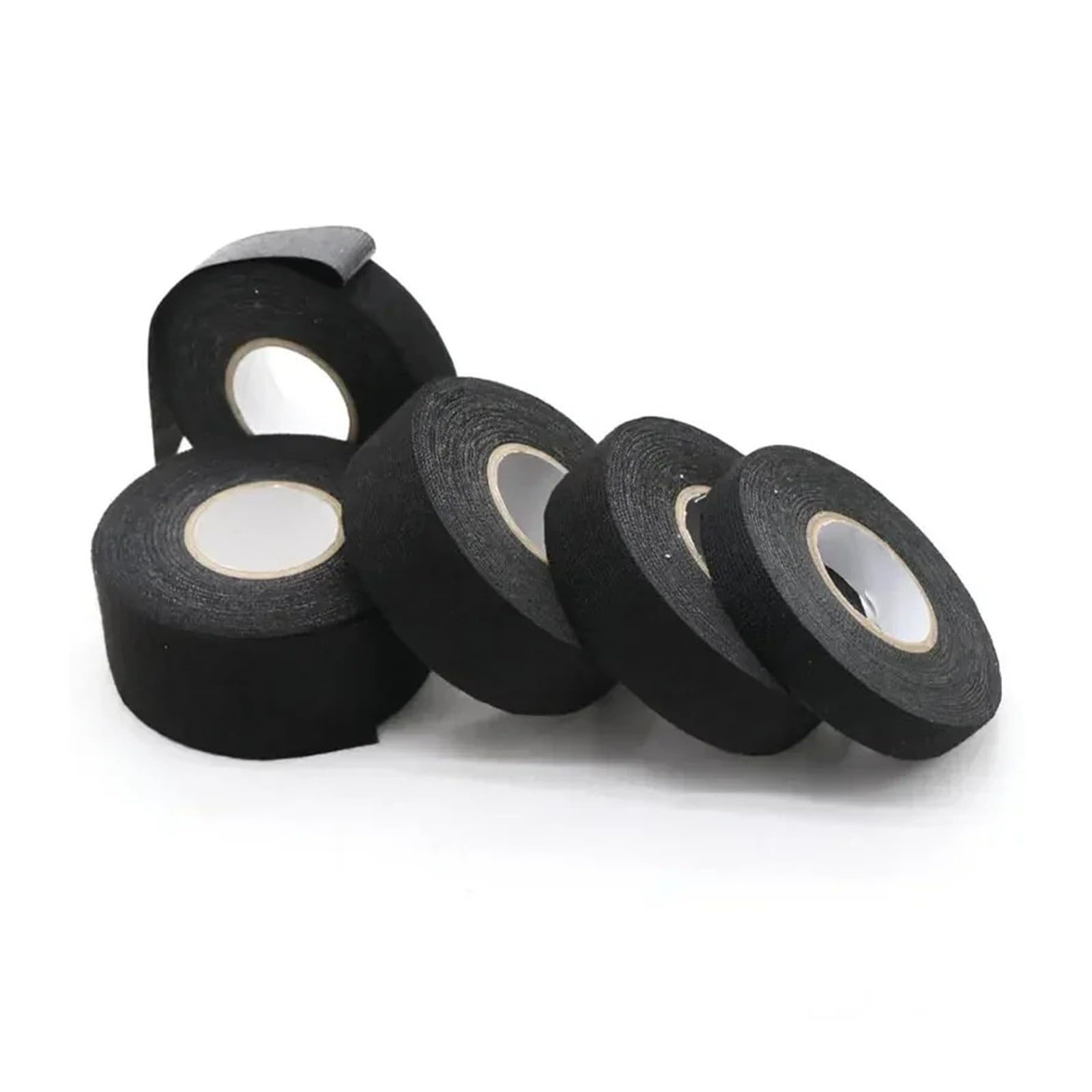 1/3/5 Roll Heat-resistant Adhesive Cloth Fabric Tape 9-50mm | Electrical Tape(5 rolls,Width 9mm)