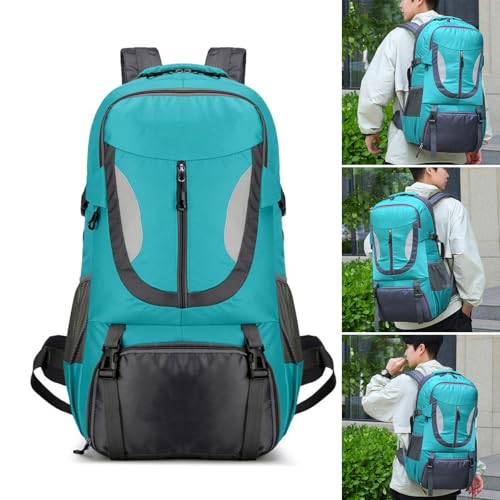Mochila impermeable de senderismo de 60L para hombre y mujer miniatura 2