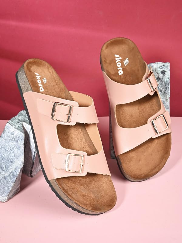 Image of Skora Cork Flat Sandal for Women