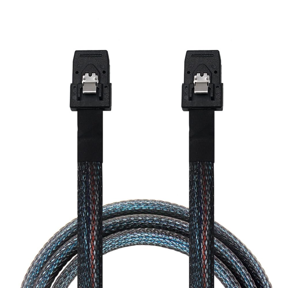 KAGAUOAS Mini SAS Cable, 36 Pin SFF8087 to SFF8087 36Pin, for Server, Raid Controller, SAS/SATA HBA, Data Storage System (SFF8087-50cm)