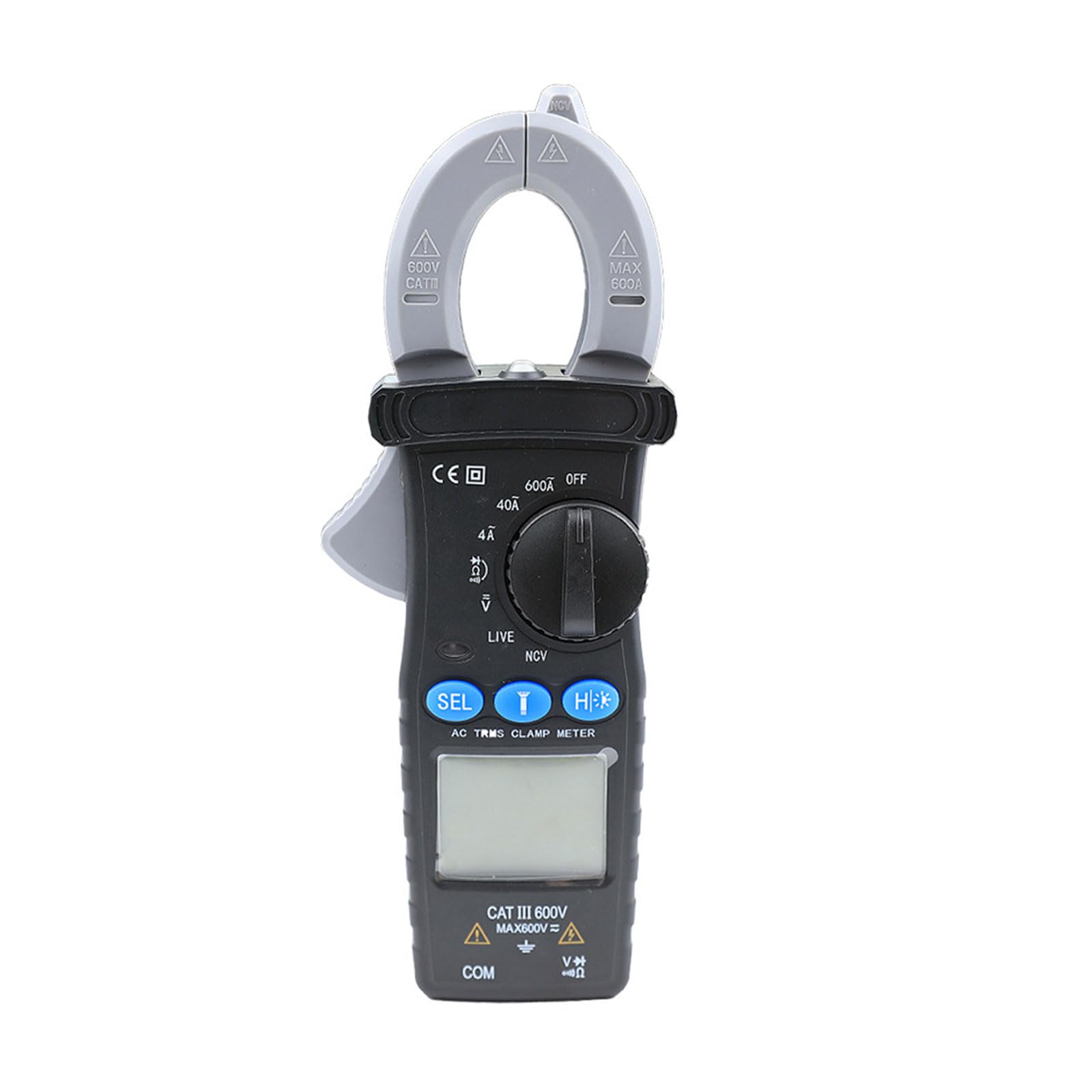 Professional Clamp Meter with Back Light Buttons Versatile Clamp Multimeter Voltage Current Resistance Capacitance Meter Electrical Tester Professional with Back Light Buttons Versatile Multimeter
