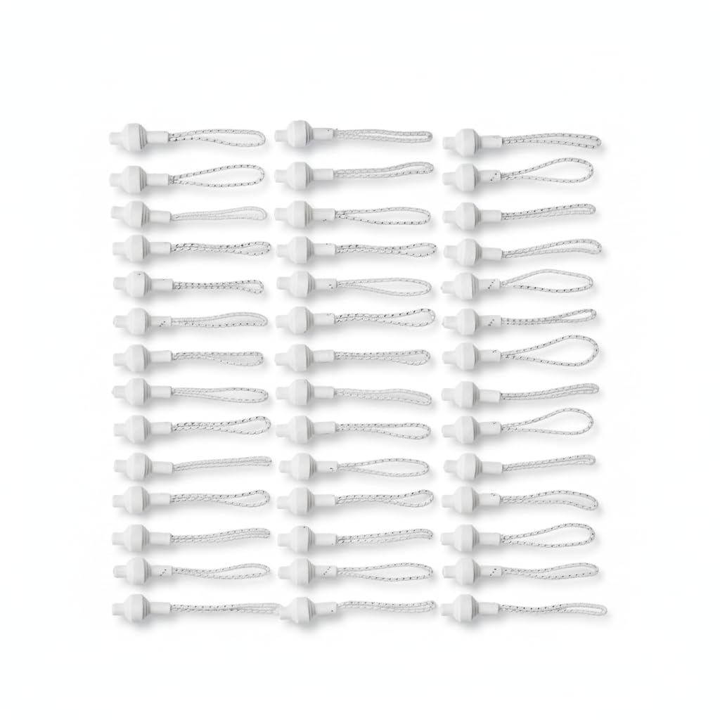 Upgrade Your Gear with Our Premium Backpack Zipper Pull Cord – Pack of 50 Pieces White | Perfect Zipper Puller, Zip Slider Replacement,and Zipper Tags for Bags,Backpacks,Luggage,Purses, and Handbags-image-45