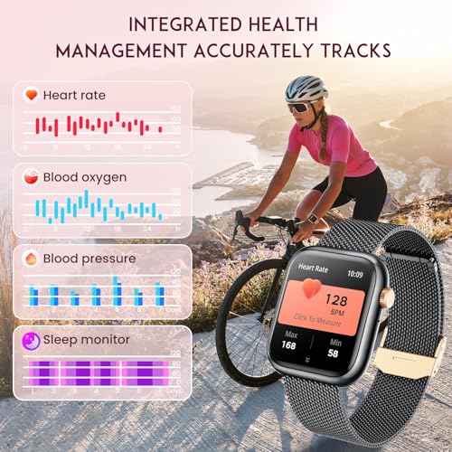 Stylish Women's Smart Fitness Tracker with Bluetooth Calling, 123+ Sport Modes, IP68 Waterproof, and Heart Rate Monitoring - Image 6