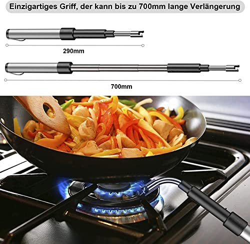 Encendedor eléctrico retráctil largo ajustable 11.4in-27.55in miniatura 3
