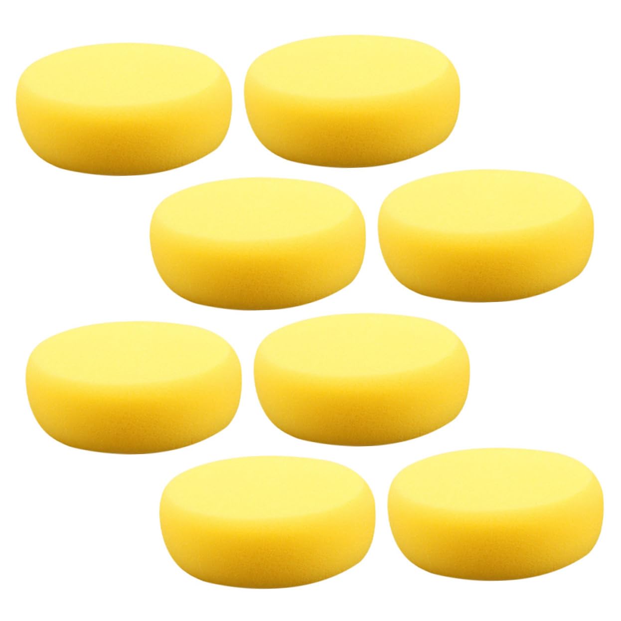 OSALADI 8Pcs Multipurpose Artist Sponges for Yellow Watercolor Painting Tool for Kindergarten Art Projects Creative Activities Easy to Clean Store