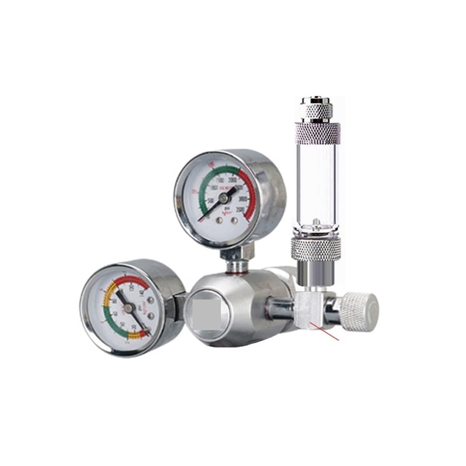 Reduktor ciśnienia CO2, majsterkowanie Akwarium CO2 Regulator Zestaw elektromagnetyczny generatorów reaktora systemu sterowania(D01-14,G5-8)