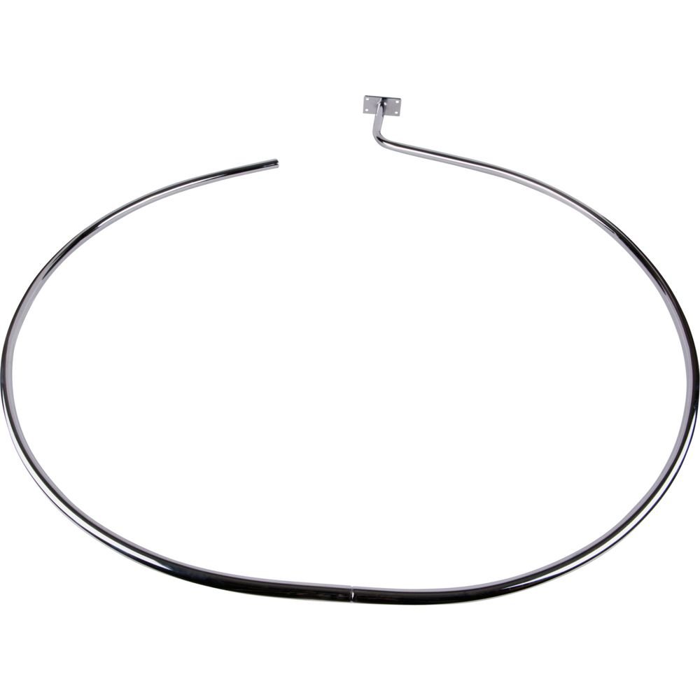 Chrome Circular Shower Rail - Finish.