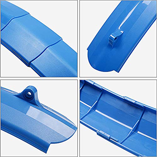 Bbrand Bike Fenders rain mud Tile All-Inclusive rainguard for Road Mountain Bicycle, Fenders Set 20-26 inch Retractable 5 Colors Optional (Blue)
