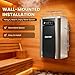NEWTRY Sauna Heaters, 3.5KW 220V Digital Electric Sauna Heater Dry Steam Bath Sauna Stove for Max. 141 Cu.ft Home Spa Hotel Sauna Room