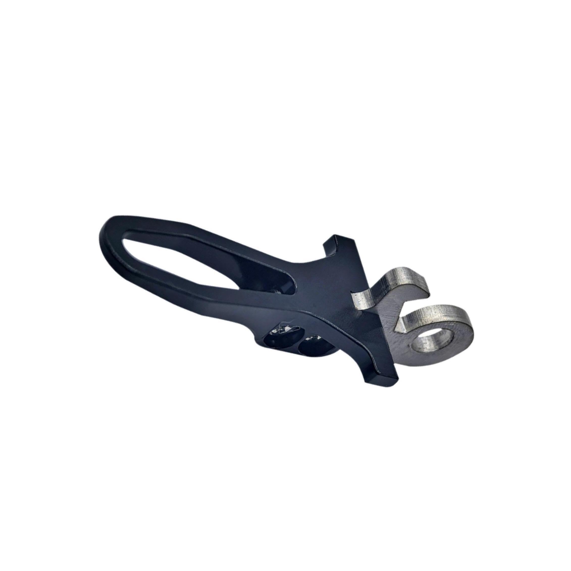 Quilstm Folding Bike Seat Post Clamp Hook Aluminum Alloy Handle Essential Gear Enhancing Foldable Bike Experience Folding Seat Post Clamp Hook