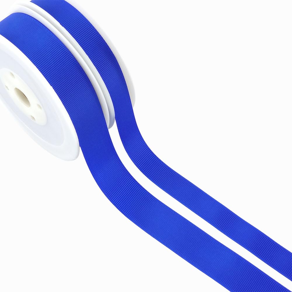 Crafty Capers Royal Blue | 16Mm Grosgrain Ribbon | 20M Reel | For Crafts & Cracker Making