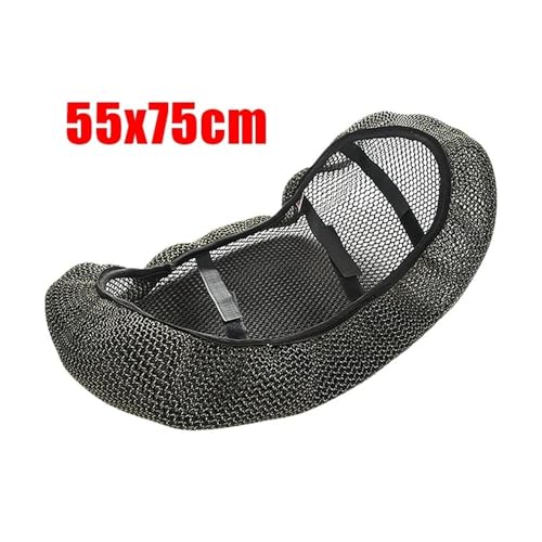 Funda de asiento de moto de malla elástica y universal para scooter 7