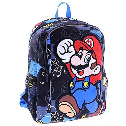 Super Mario 16 inch Backpack - Black by Global Design Concepts