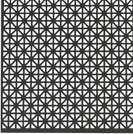 MD Building Aluminum Sheet, Union Jack, Black, 24in x 36in x .020in