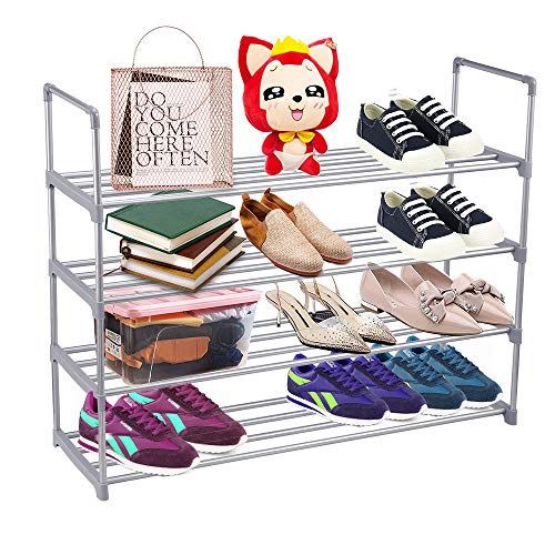 sunvito Estante del Zapato, Zapatero con 4 Estantes 20 Pares de...