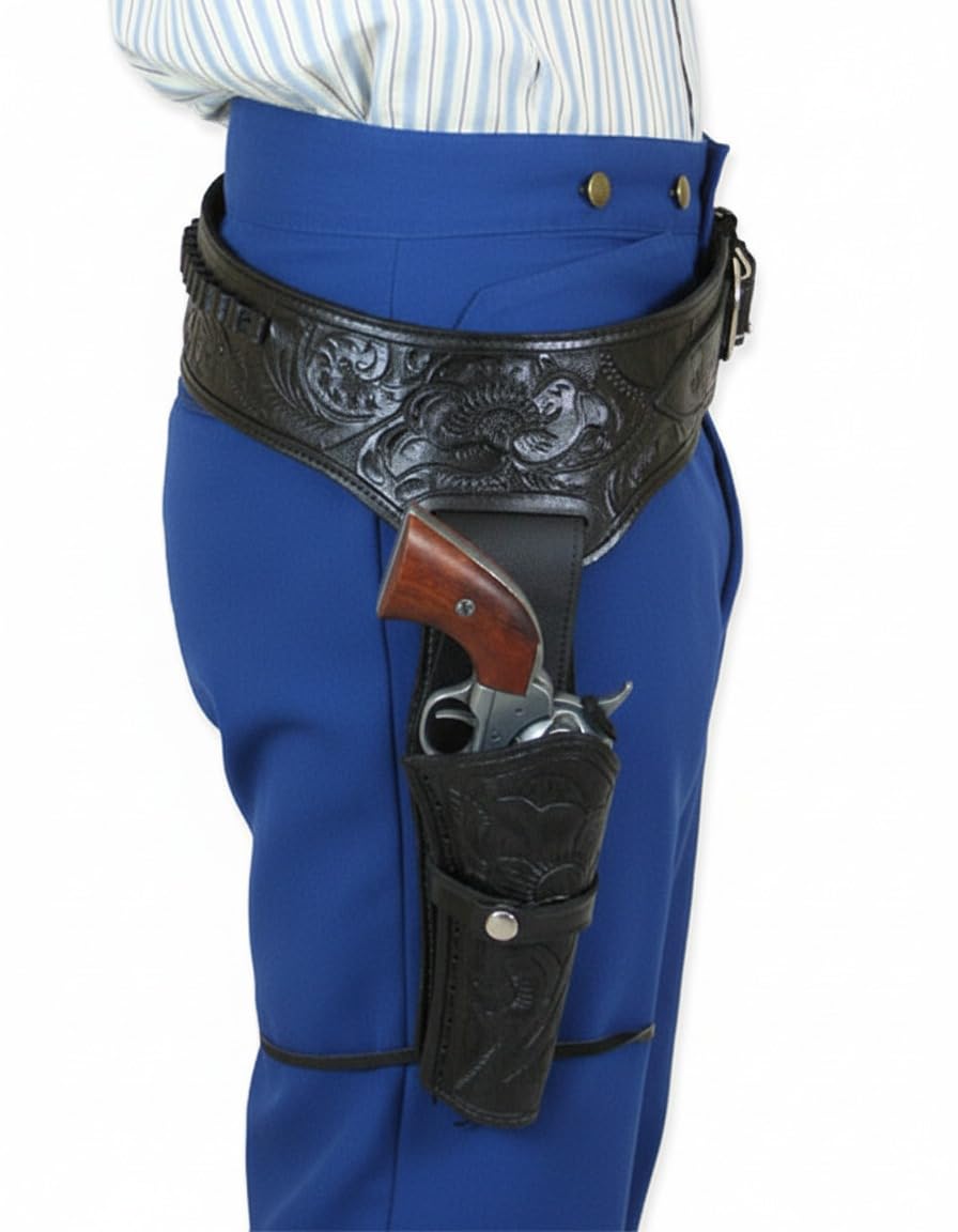 Étui Western Pour Revolver - Calibre .45 Auto/.45 ACP/.44 - Holster Cowboy - Hulara - Neuf