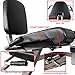 Valor Fitness Leg Extension and Leg Curl Machine - Adjustable - 8 Thigh, 6 Back Positions - Plate Loaded Max 150 lbs - Home Gym Lower Body Workout