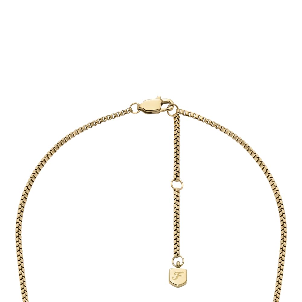 Fossil Women's Stainless Steel or Sterling Silver with lobster clasp closure necklace