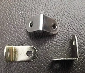 Tia L Shape Angle to Support Joint Boxes, Hardware Furniture Fitting and DIY Works Size 15x10mm- (No Screws, 8Pcs)